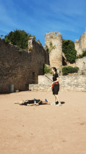 Steffi kills Kru Nuat at Rotteln Castle - Tactical Thai Sword London