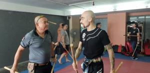 Tactical Thai Sword seminar at JDT in Bangkok, Kru Nuat