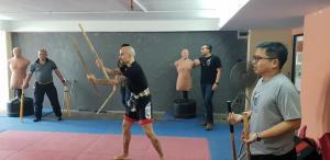 Tactical Thai Sword seminar at JDT in Bangkok, Kru Nuat