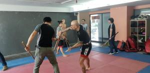 Tactical Thai Sword seminar at JDT in Bangkok, Kru Nuat