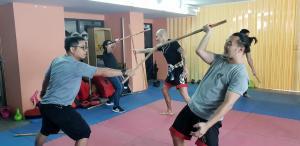 Tactical Thai Sword seminar at JDT in Bangkok, Kru Nuat