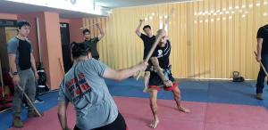 Tactical Thai Sword seminar at JDT in Bangkok, Kru Thod and Kru Nuat