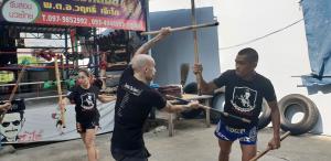 Tactical Thai Sword Seminar at Sit Kru Sane, Siamyout group, Kru Nuat