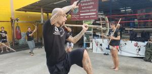 Tactical Thai Sword Seminar at Sit Kru Sane, Siamyout group, Kru Nuat