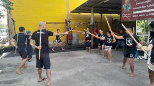 Tactical Thai Sword Seminar at Sit Kru Sane, Siamyout group, Kru Nuat