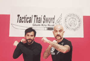 First Muay Chaiya class for Saivo | Tactical Thai Sword - Glum Kru Nuat