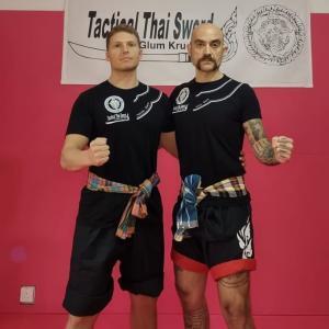 Tactical Thai Sword - Glum Kru Nuat - Alfonso and Kru Nuat