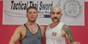 Alfonso and Kru Nuat - Tactical Thai Sword Glum Kru Nuat