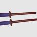 dap thai padded swords handles blue